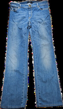 WEEKEND MaxMara Women's Blue Jeans USA 14 Straight Leg Stretch Denim